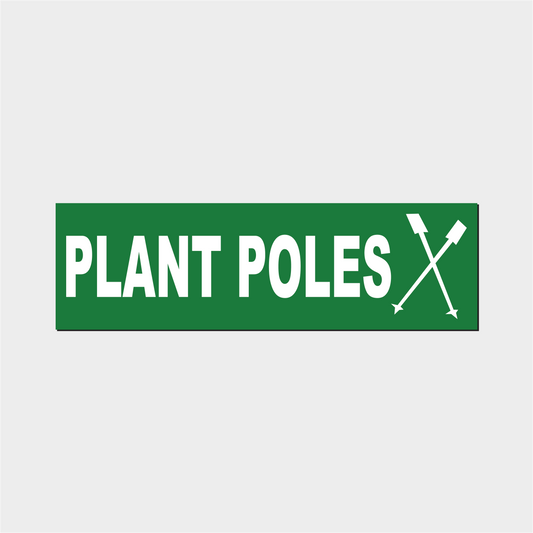 PLANT POLES Bumper Sticker