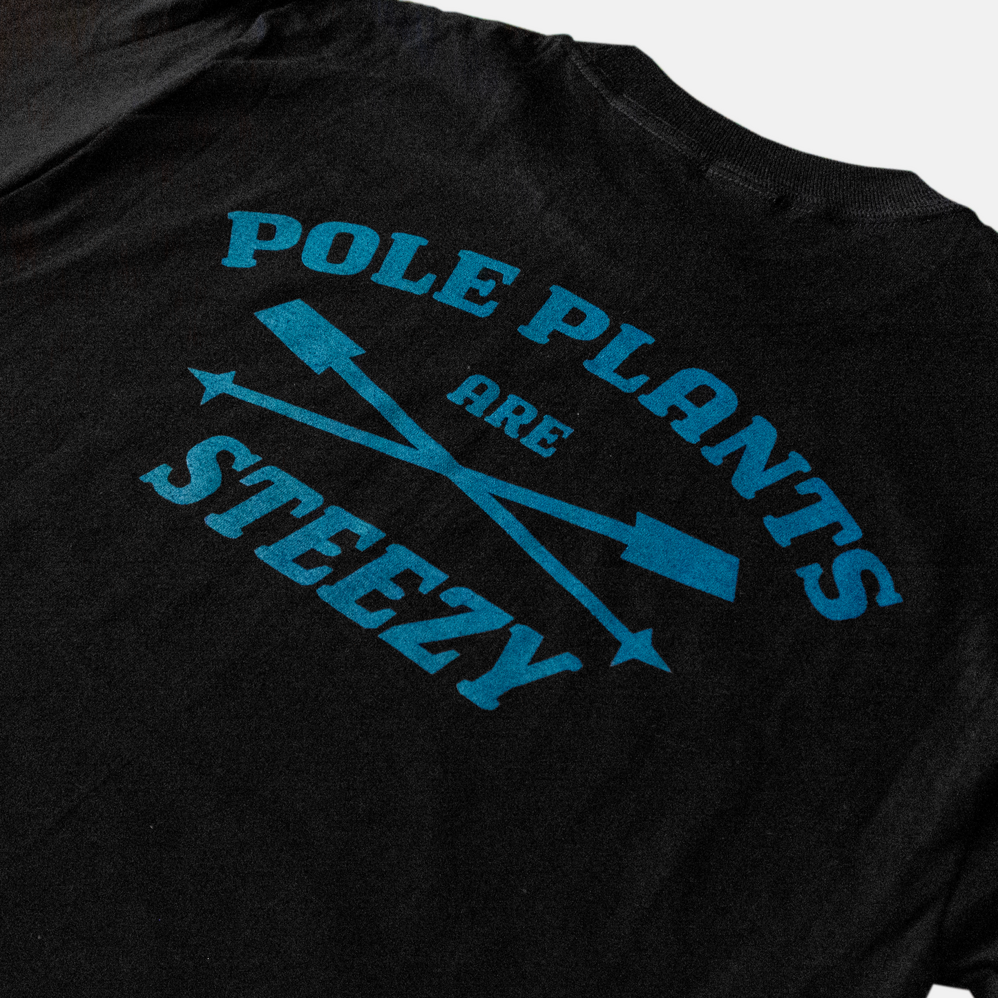 POLE PLANTS ARE STEEZY Tee Black & Bumper Sticker